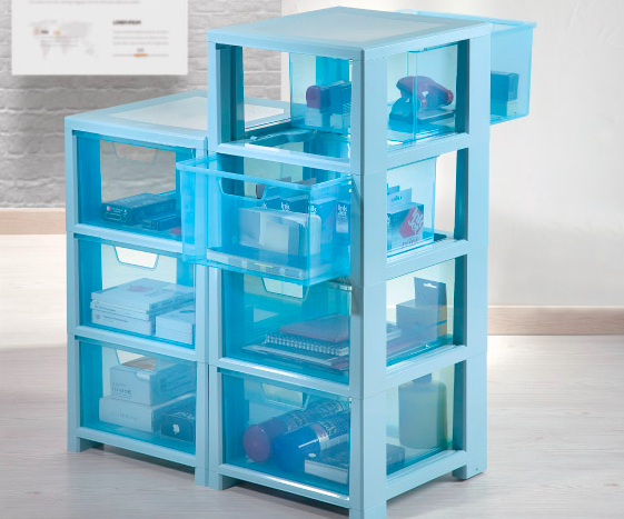 Solutions plastiques pour l'organisation et le rangement du quotidien
